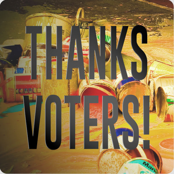 Thanks Voters!